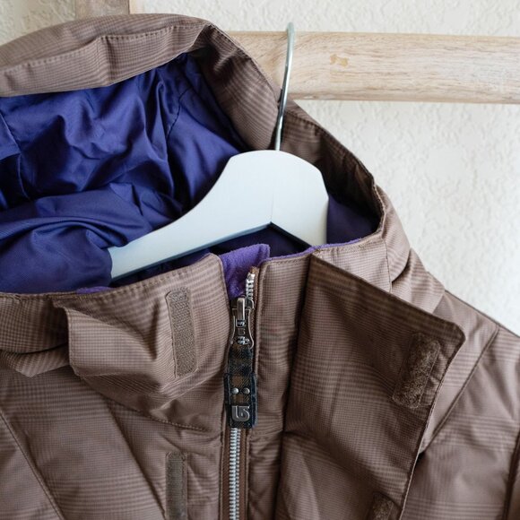 Burton Dandridge Down Jacket Women’s Medium DRYRIDE 550 Fill, Waterproof Brown - Picture 3 of 16